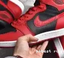 Retro GOD SHIP RETAIL Varsity PK MATERIALS 1 READY TO Red LowWhite Jordan 0502